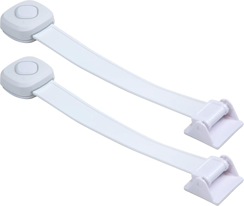 Safety 1st Outsmart Toilet Lock, Two Pack, White