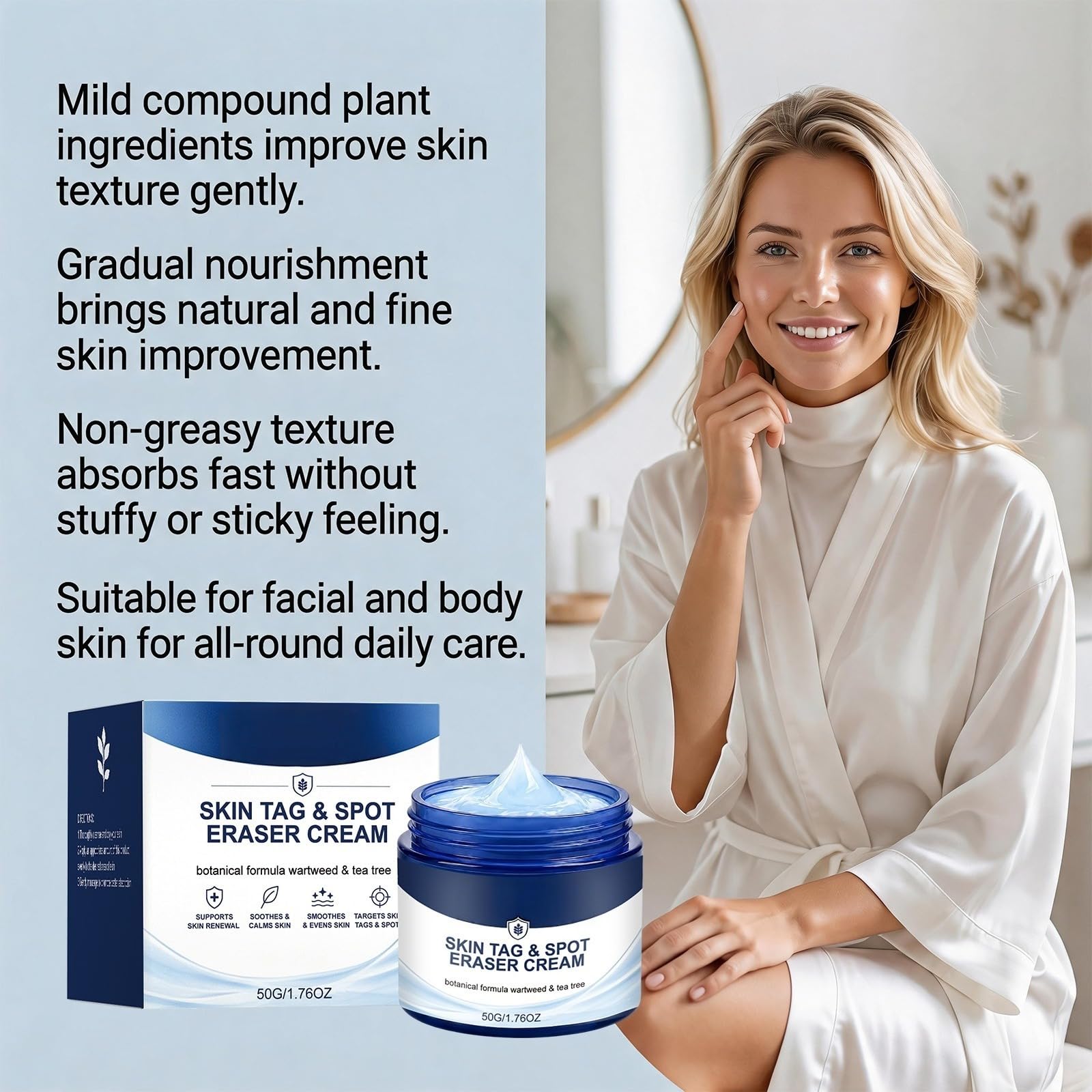 Crema viso anti-invecchiamento unificante, idratante e riparatrice | Attenua macchie e rughe, idrata profondamente, ripara la barriera cutanea e lenisce la pelle secca