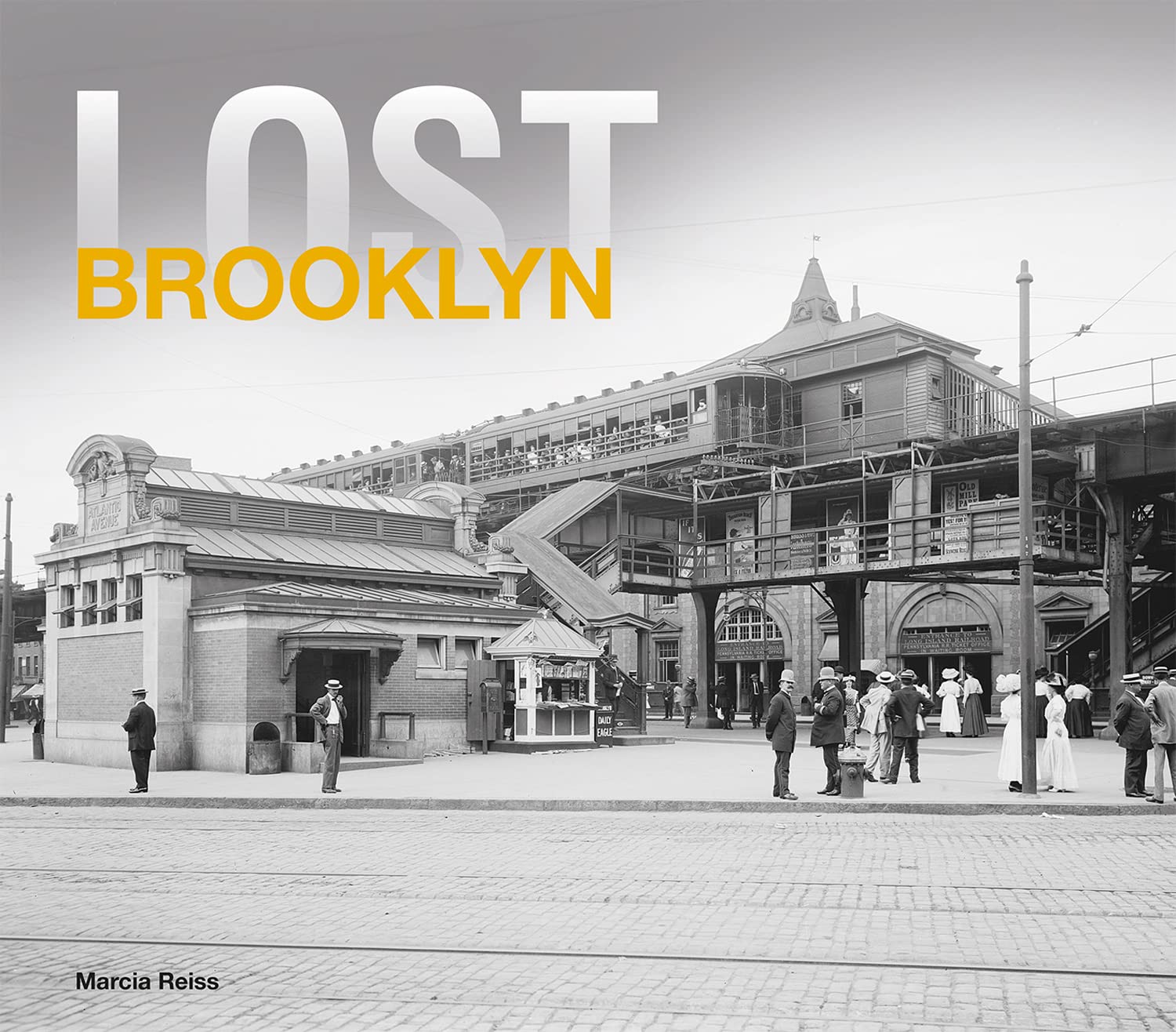 Lost Brooklyn poster mural design style industriel rétro chic
