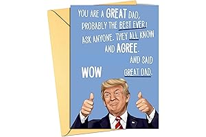 Trump Fathers Day Card - Greatest Dad Ever