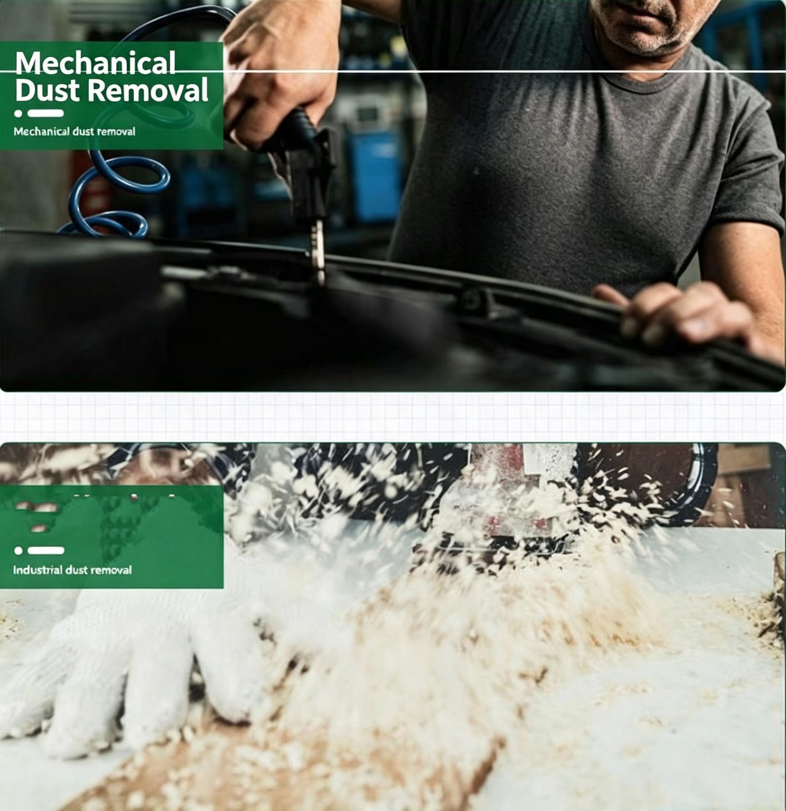 Pistola de Aire comprimido con Tubo Espiral Flexible y Flujo Regulable, sopladora neumática para electricistas, CNC, Garaje y Limpieza de componentes,1000mm Blow x 12m Air Hose