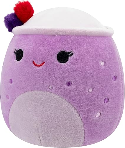 Miniatura 2 de Squishmallows Batido original de bayas Vie de 5 pulgadas - Peluche oficial de Jazwares