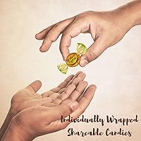 Vista 5 de Needzo Caramelo duro con centro relleno de manzana, caramelos compartibles envueltos individualmente, caramelos gourmet