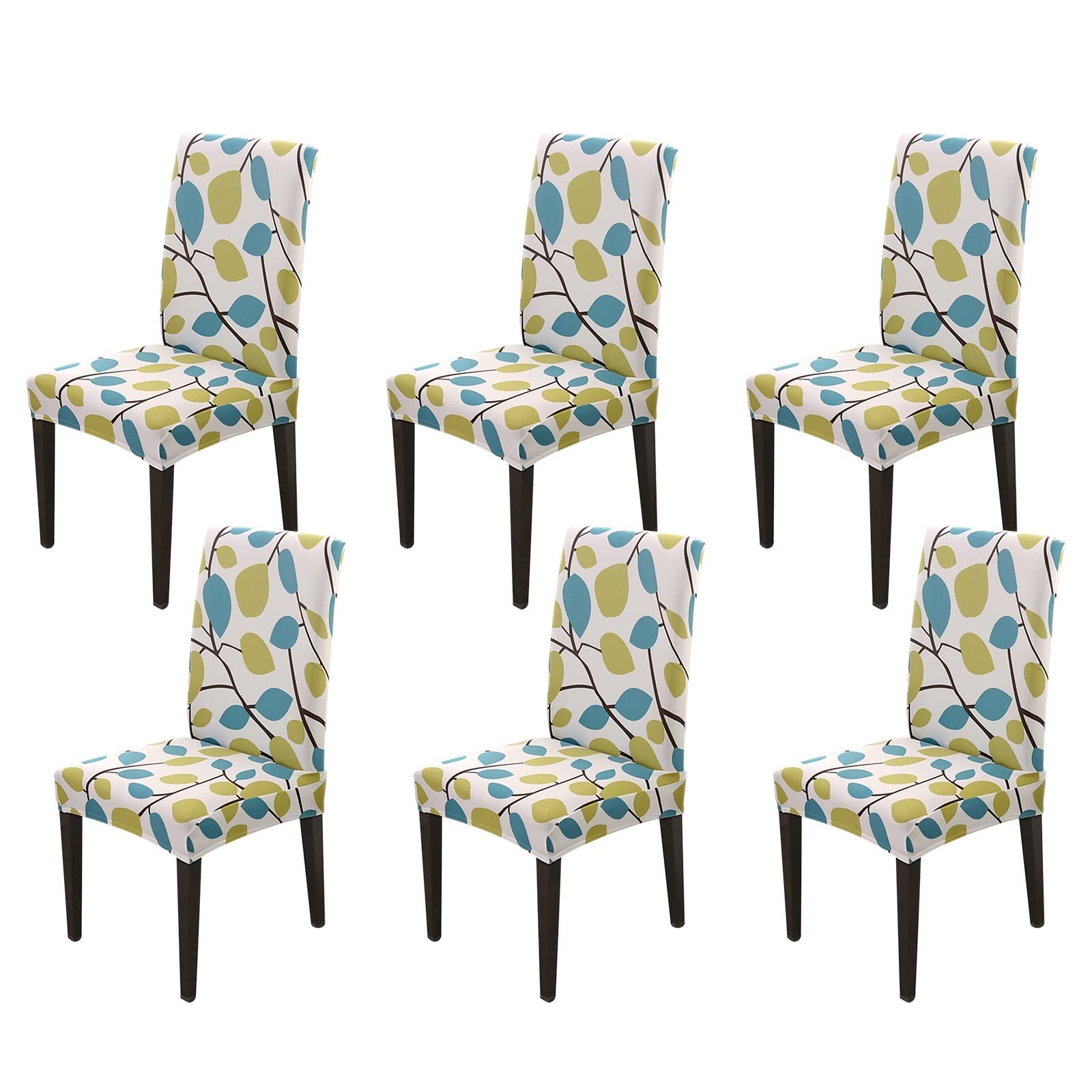 Housse de chaises 6 pièces KnSam extensible pour masquer l'usure et protéger vos sièges