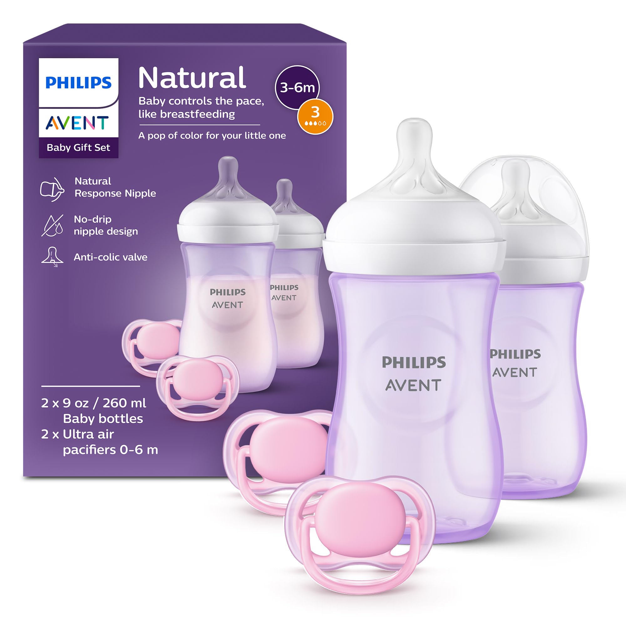 Philips Avent Natural Baby Gift Set - Essentials for Newborns