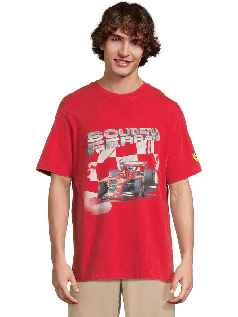 Red PUMA Scuderia Ferrari Graphic T-Shirt