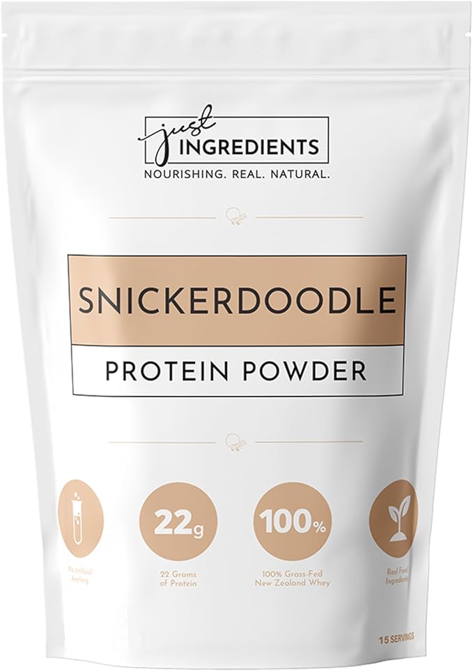 Just Ingredients Protein Powder Snickerdoodle Protein Powder Made With 100 Grass