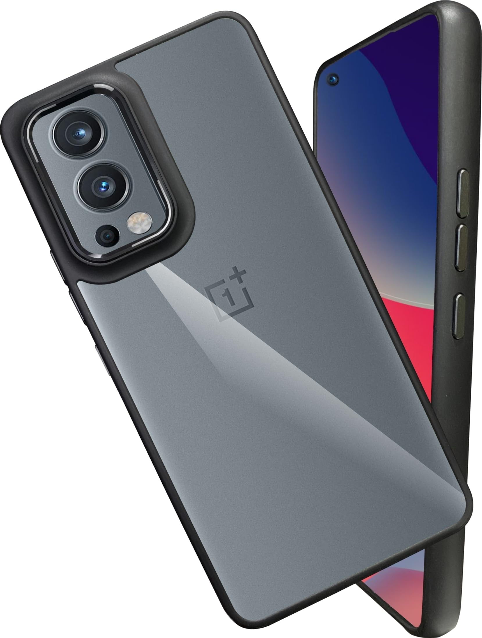 A rtistque Ultra Hybrid Clear Back Cover Case for OnePlus Nord 2 5G | Drop Protection | Transparent | - Black (B0C7LFK2R5) Amazon Price History, Amazon Price Tracker