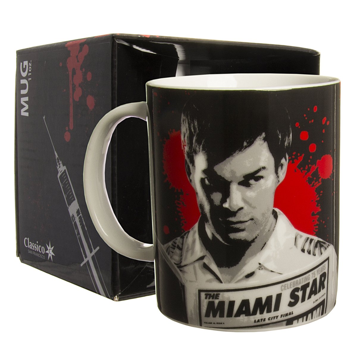YIROCKAABBLL Dexter Morgan Good or Bad Person TV Television Show Ceramic Boxed Gift Coffee (Tea, Cocoa) 11 Oz. Mug