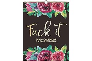 2024-2025 Kilty Pleasures Calendar-12-Month Fu-ck it Planner