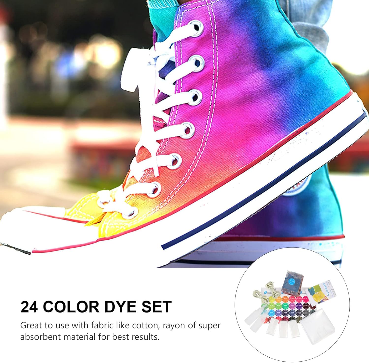 Ciieeo 1set Tie Dye Powder Set for Fabric Decorating Safe for Boys and Girls and Adults for Clothing Camps Parties and Festivals