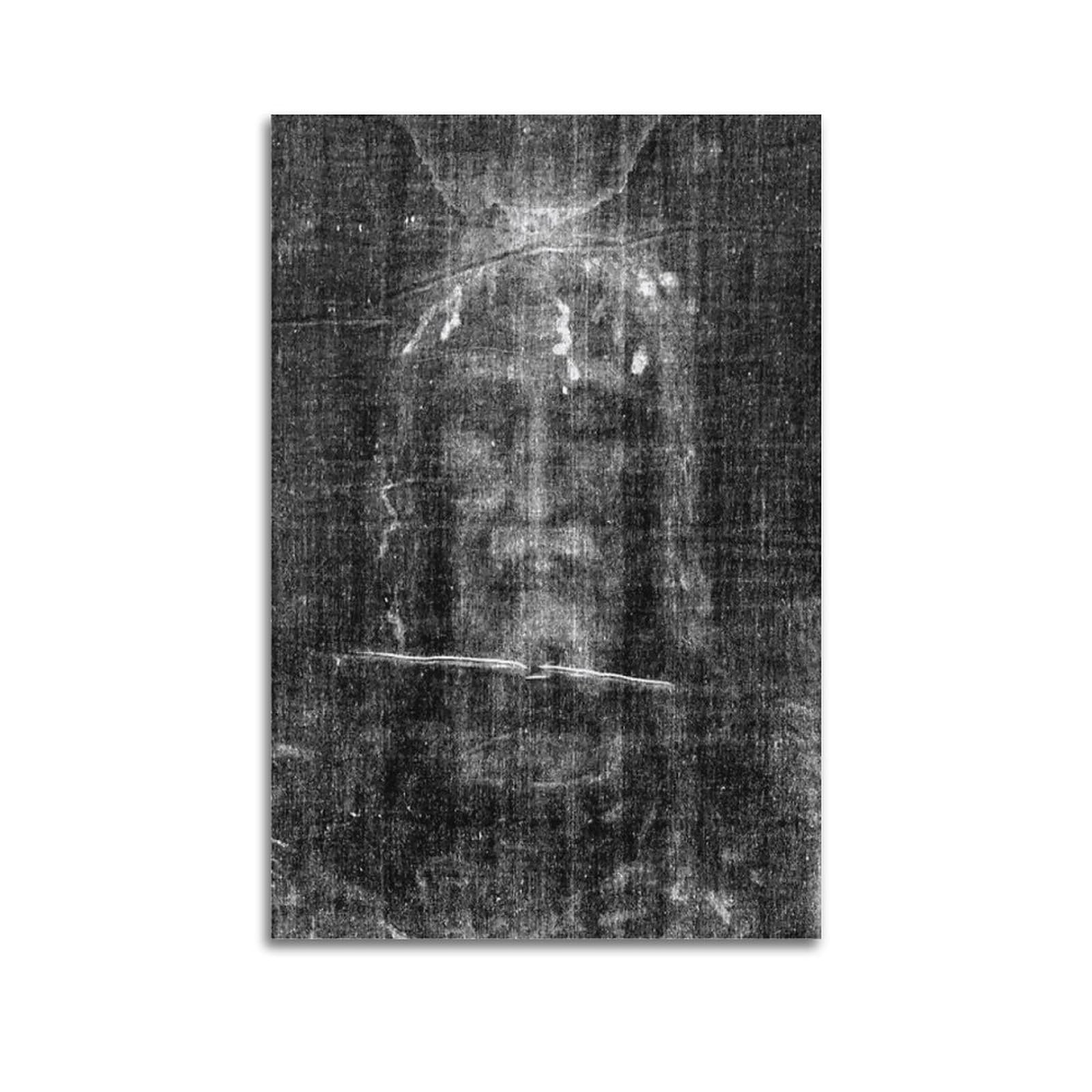 Altuy Art Modern Religious Jesus Poster Shroud Of Turin Decorative Painting Canvas Poster 12X18inch(30X45cm)
