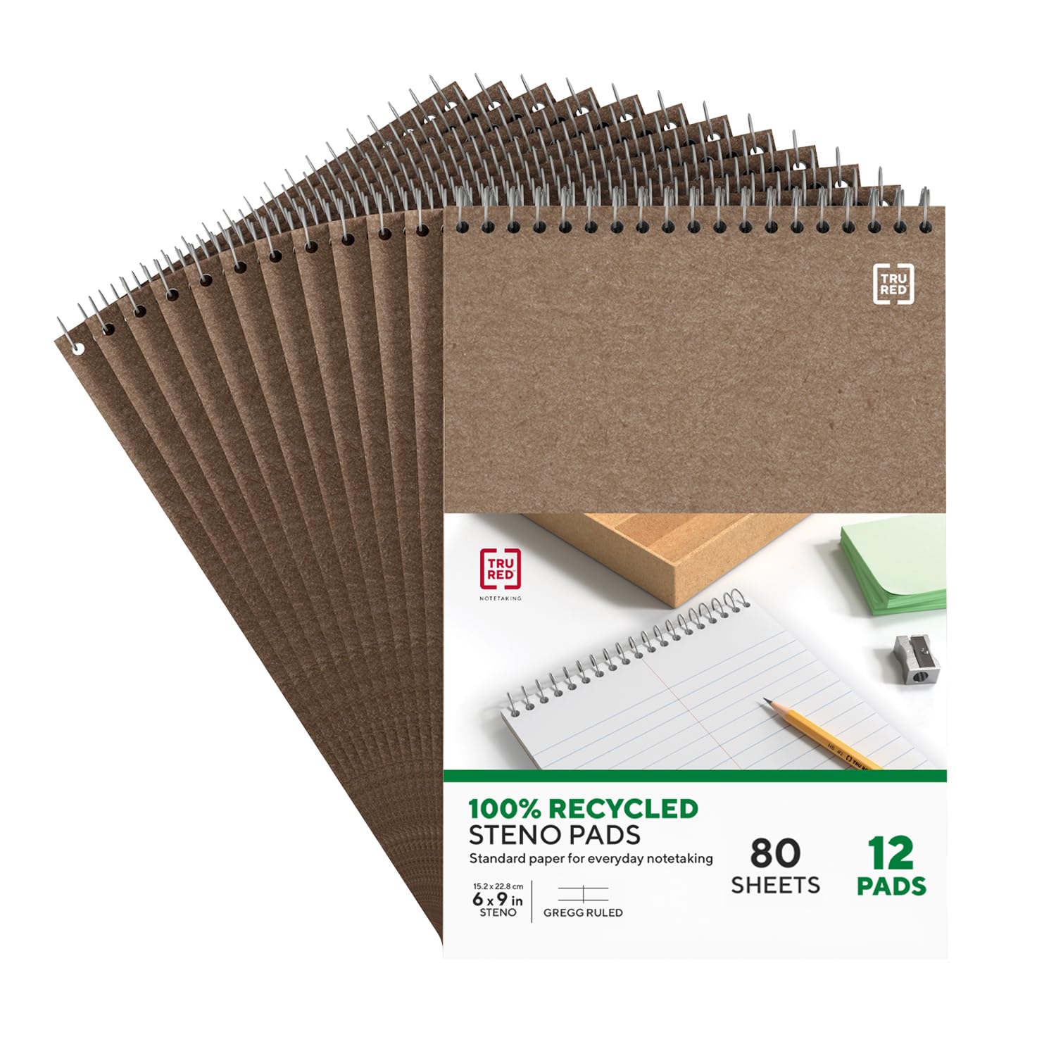 JOURNALSTANDARD　stead Amazon.com : Staples TRU RED Steno Notepads, 6