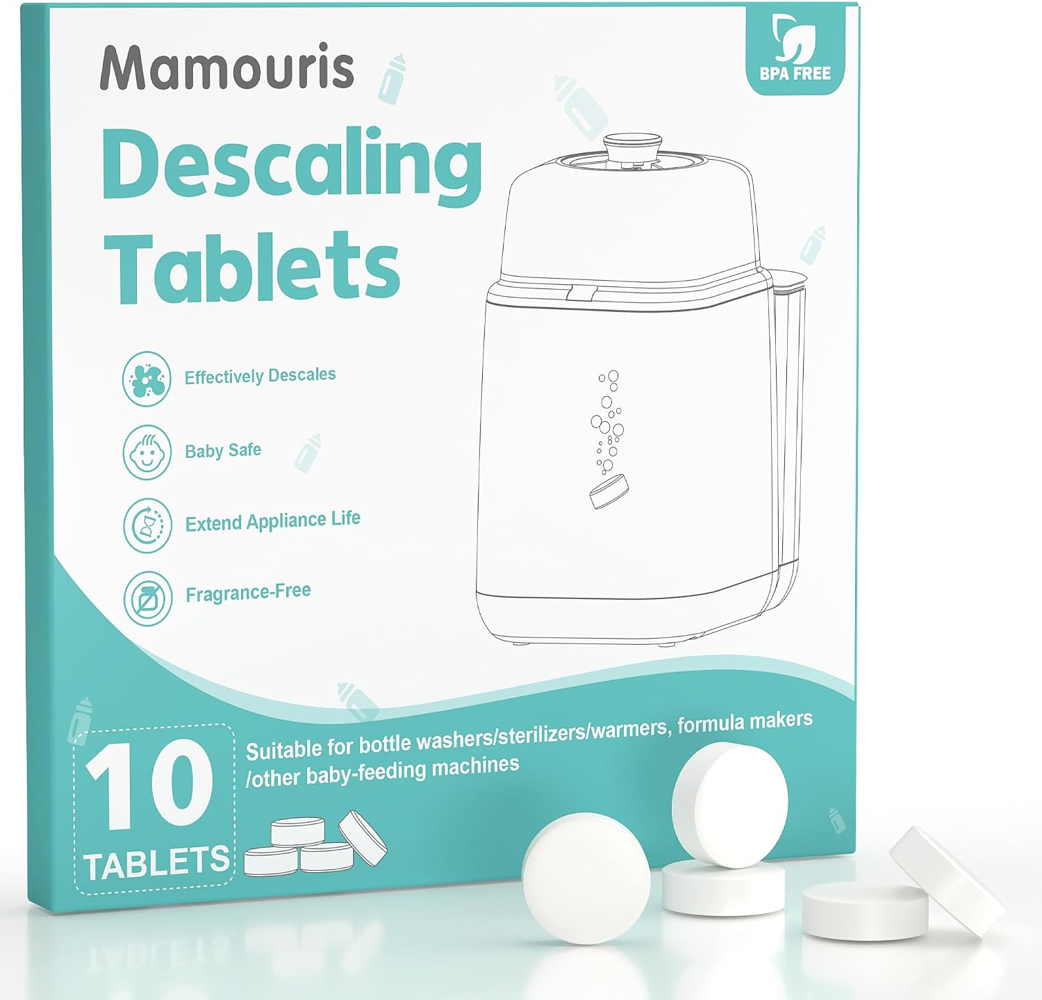 Descaling Tablets for Bottle Washer 10 Count Descaler Tablets