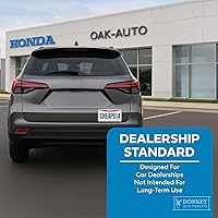 Vista 5 de Soporte magnético, cubierto de caucho, alta calidad, para placa de licencia (paquete con 2 unidades), mantenga asegurada su etiqueta de demostración