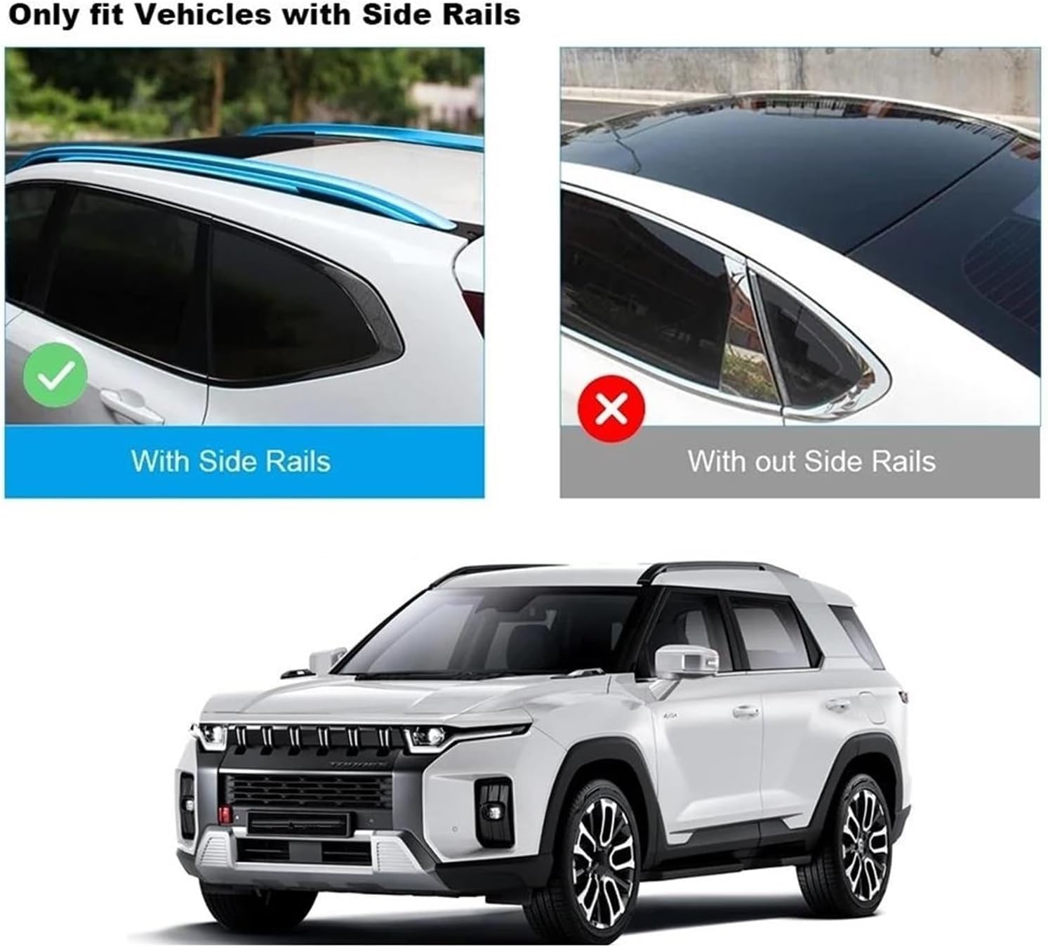 Barras Portaequipajes para Nissan Juke 2021-2025, 2 Piezas Aluminio Coche Barra Techo Porta Equipaje Transversales Soportes Ajustables Desmontable Coche Accesorios