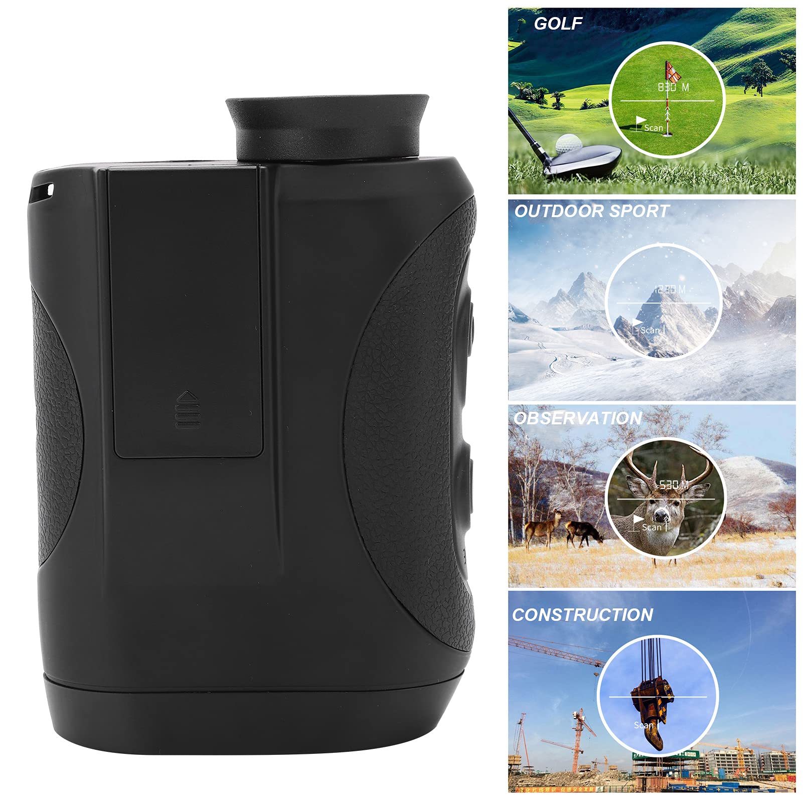 Telémetro Láser Medidor de Distancia Digital Duradero con Telescopio 8X para una Medición Precisa del Golf