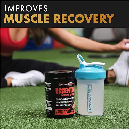 Miniatura 6 de BOWMAR NUTRITION Essentials, Aminos y BCAA en polvo, 30 porciones, tasa de absorción del 99% (sidra de manzana)