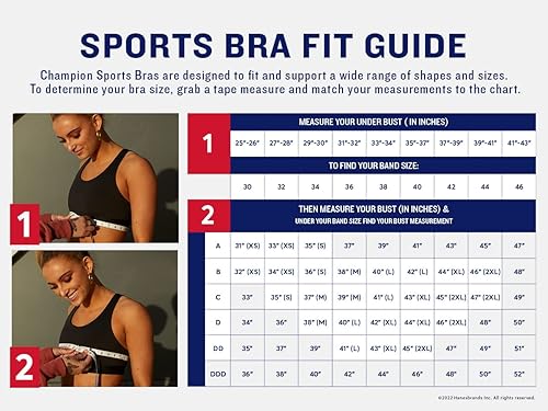 Miniatura 6 de Champion Brasier deportivo para mujer, absoluto, absorbe la humedad, brasier deportivo de soporte moderado