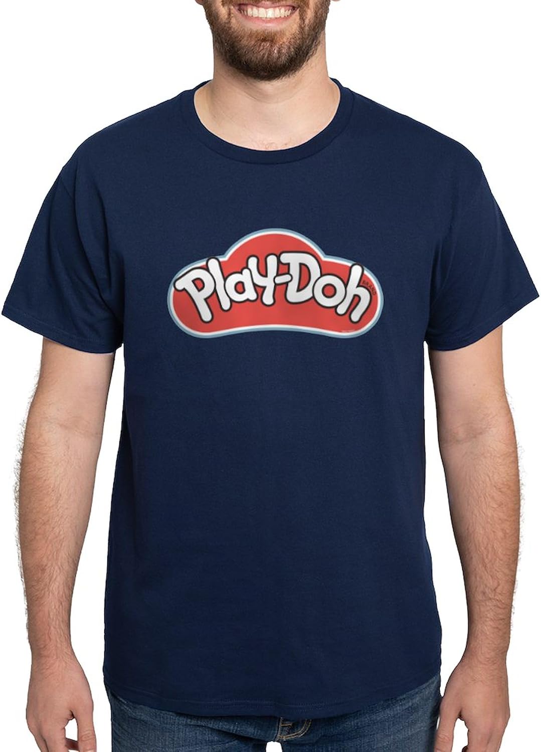 CafePress Play Doh: Logo Men's Value T Shirt Men's 100% Cotton, Classic Graphic White T-Shirt