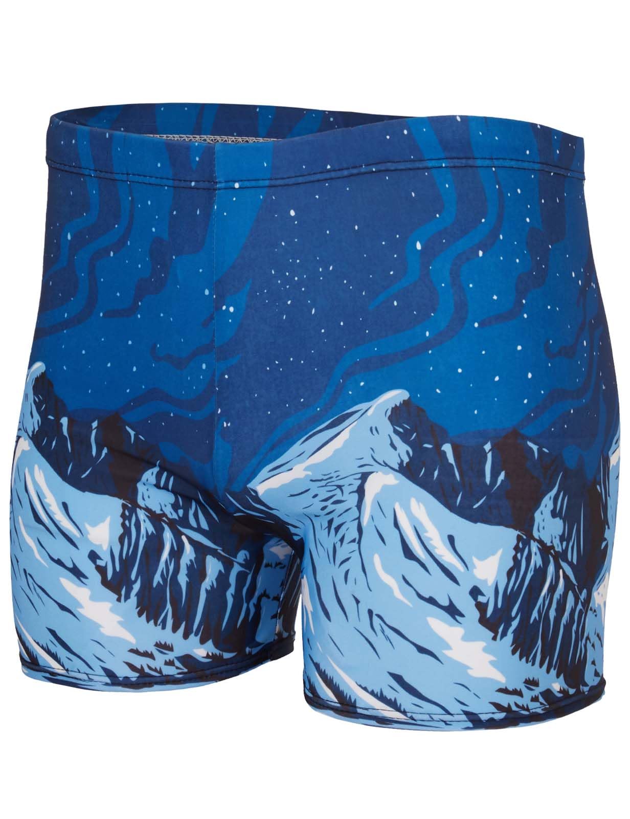 KANAVMen's Athletic Swim Jammers Quick Dry Square Leg Swimsuit for Men Drag  Suits for Swimming Training Racing Swim Briefs