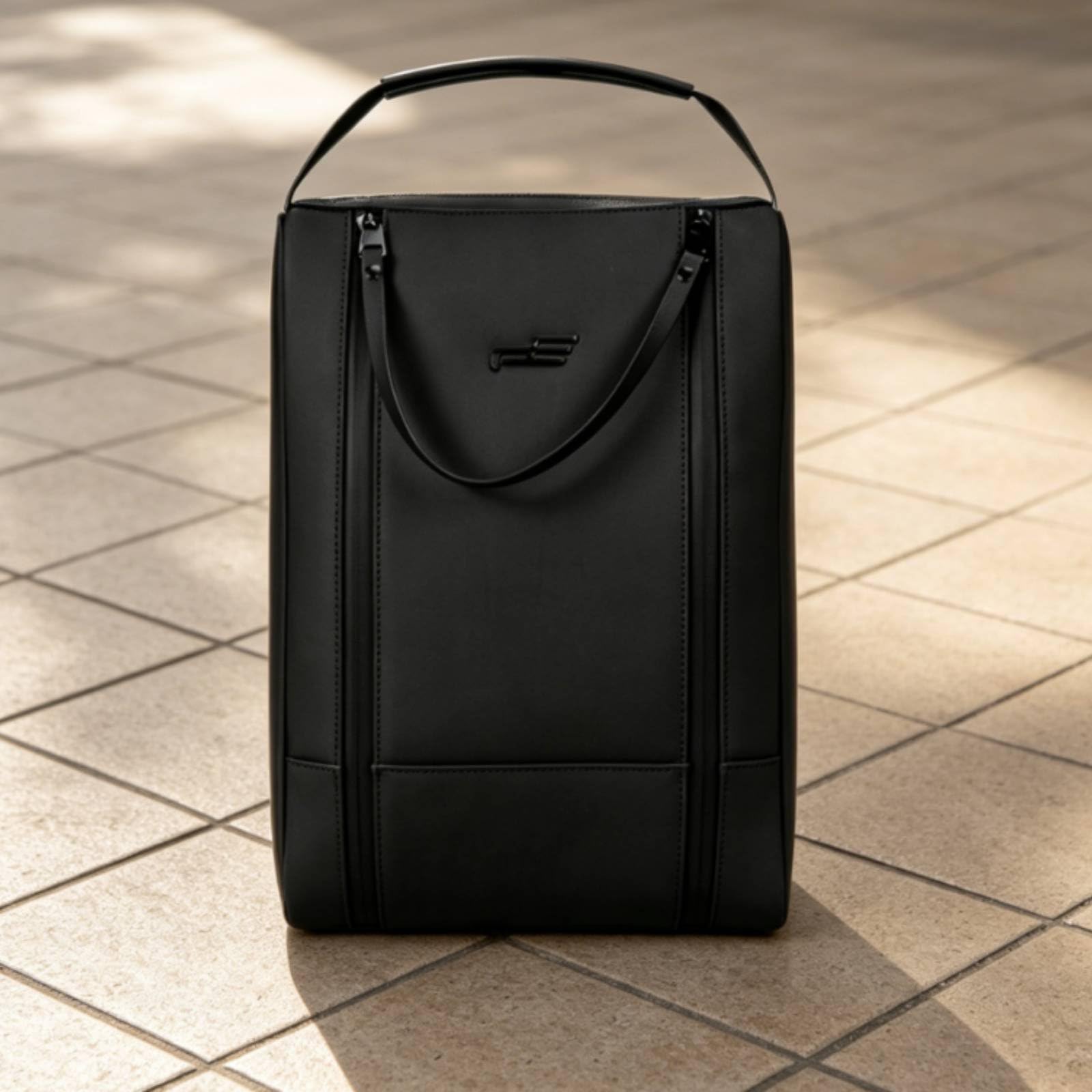 Golfschuhtasche wasserdicht Golf-Schuhbeutel atmungsaktiv PU-Schuhtasche für Golfer, Golfplatz, Array, Weiß
