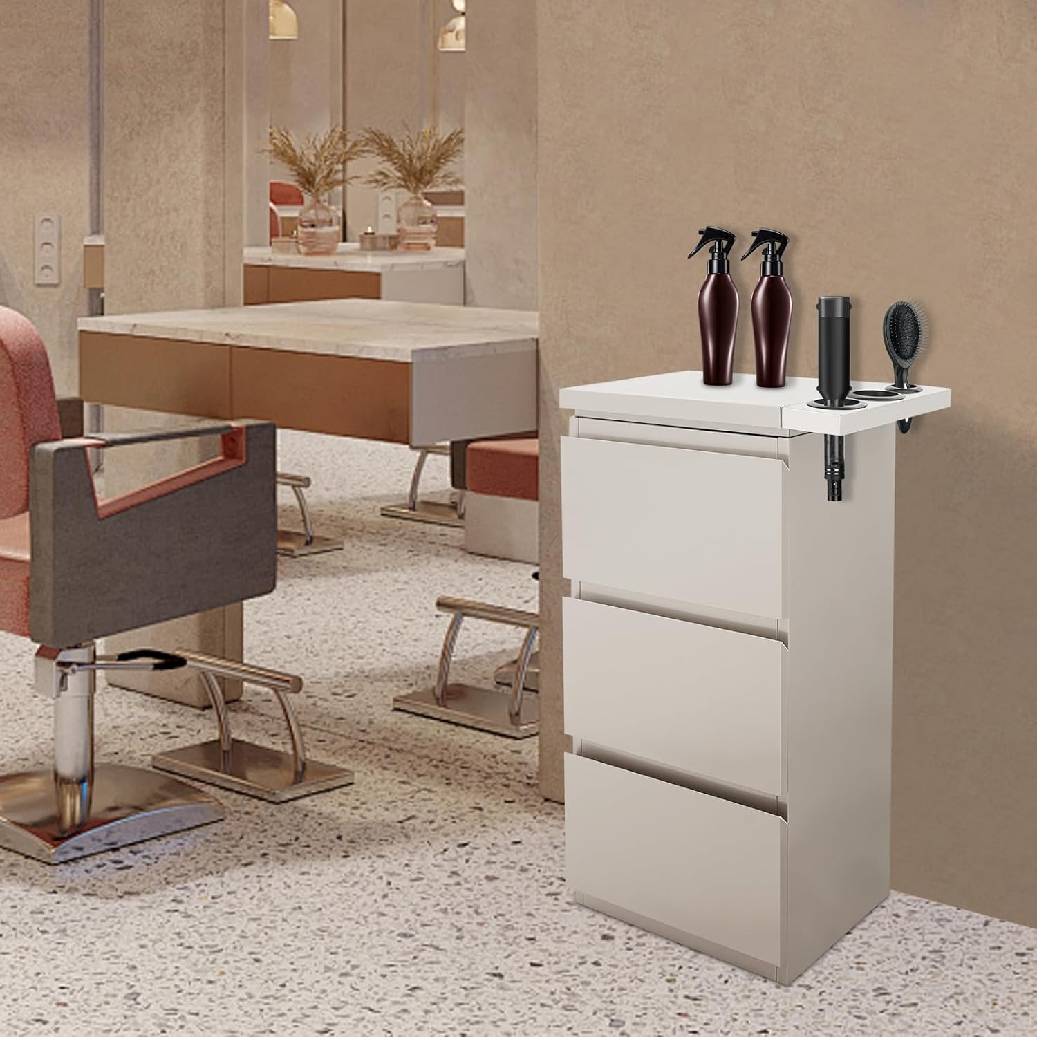 Outdoor Kitchen Drawers18 W x 32.7" H x 11.8" D Flush Mount Access 3-Drawer BBQ Stainless Steel Drawers BBQ Island Drawers for Outdoor Kitchens or BBQ Island Patio Grill Station Silver