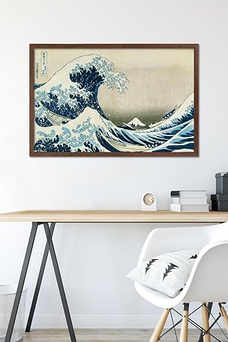 Vista 13 de Trends International Póster de pared The Great Wave (22.375 x 34 pulgadas)