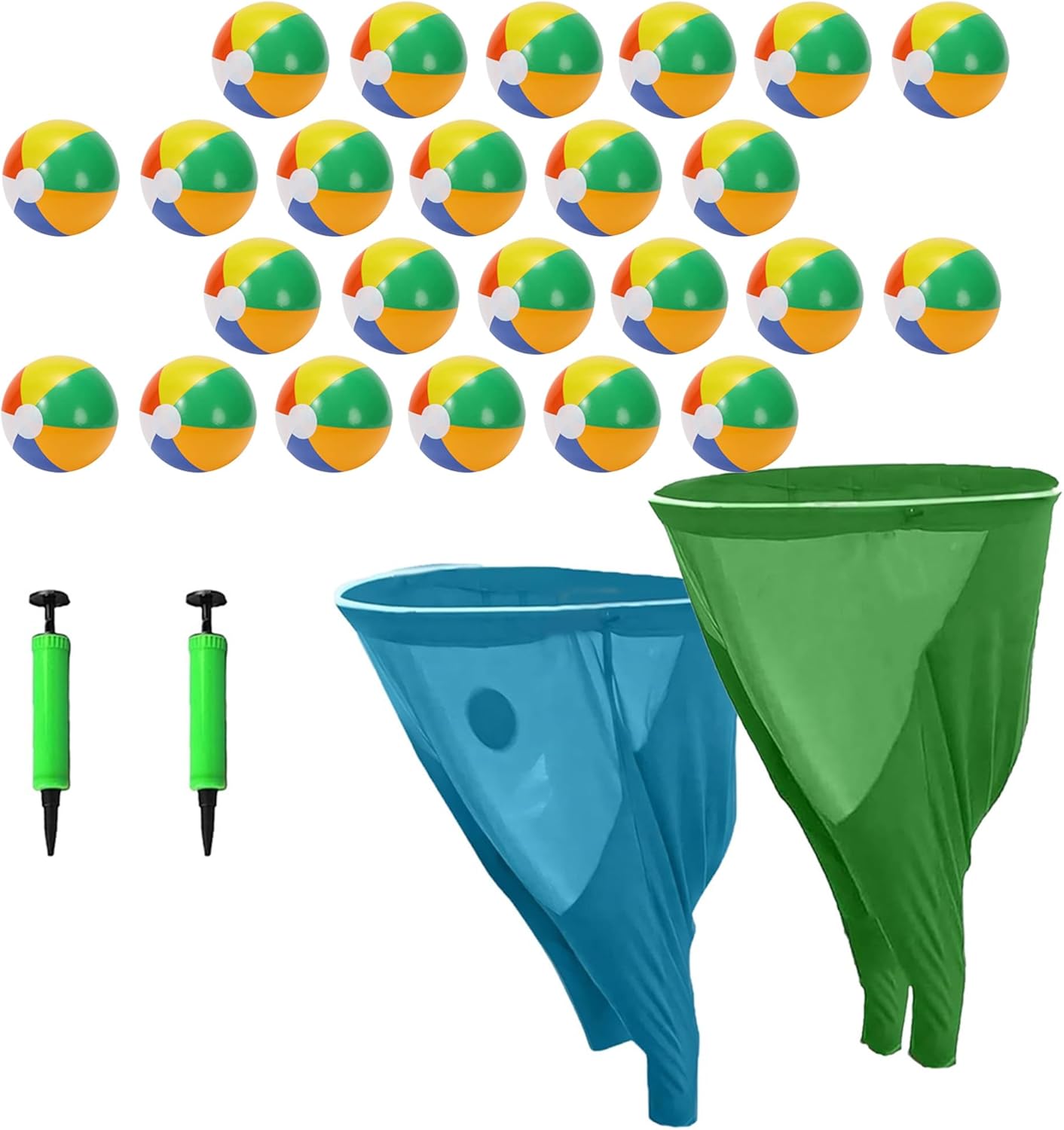 Granny Pants Yard Game，Granny Pants Outdoor Game，with 12/24/48 8.6-inch Bouncy Balls and Pump，Field Day Games for Adults，for Birthdays，BBQs，Beach and Backyard Games