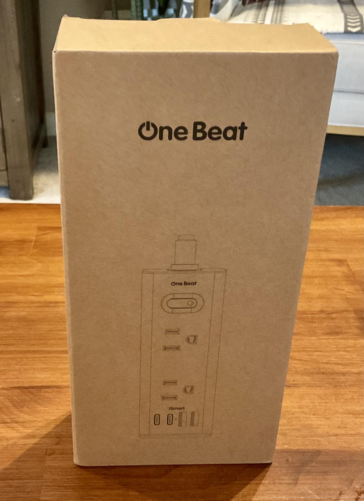 One Beat power strip product box