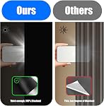 Blackout Blinds, 400x145cm Blackout Curtains for Bedroom Blackout Window Cover, 100% Blackout Window Film, Portable Black Out Shades No Drill for Windows Cover Nursery Travel RV