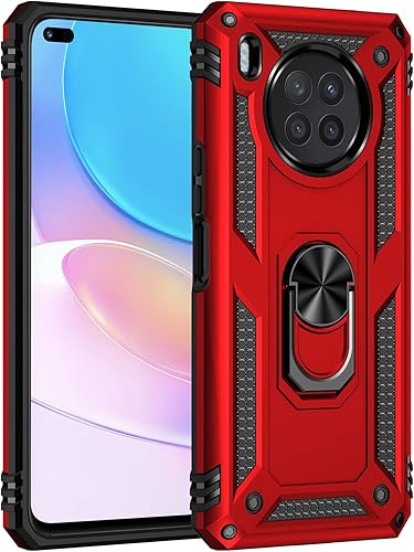 Miniatura 8 de Funda para Huawei Nova 8i Caso, Funda para Honor 50 Lite NTN-L22D, soporte magnético para montaje en coche para Huawei Nova 8i NEN-L22F NEN-LX1 Case
