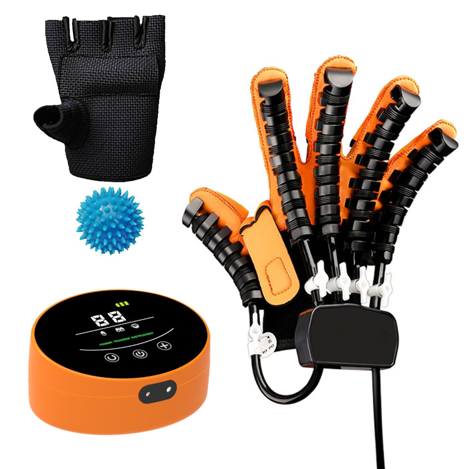 SXSLTSA Stroke Recovery Robotic Gloves,Finger Orthosis,Hemiplegia Stroke Arthritis Left & Right Hand Finger Rehabilitation Trainer,for Hemiplegia, Arthritis