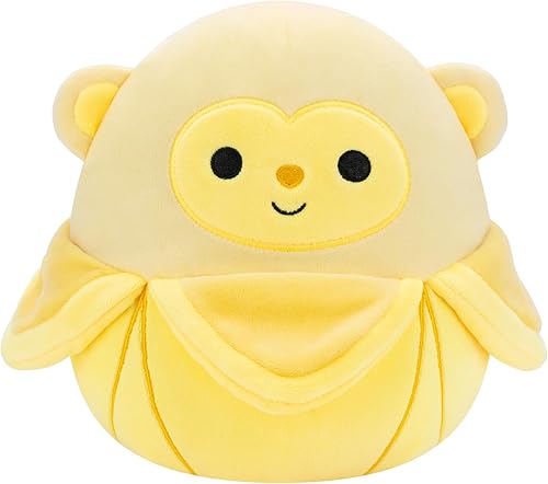 Miniatura 1 de Squishmallows - Pierogi, mono plátano, pequeño peluche oficial de Jazwares, 8 pulgadas
