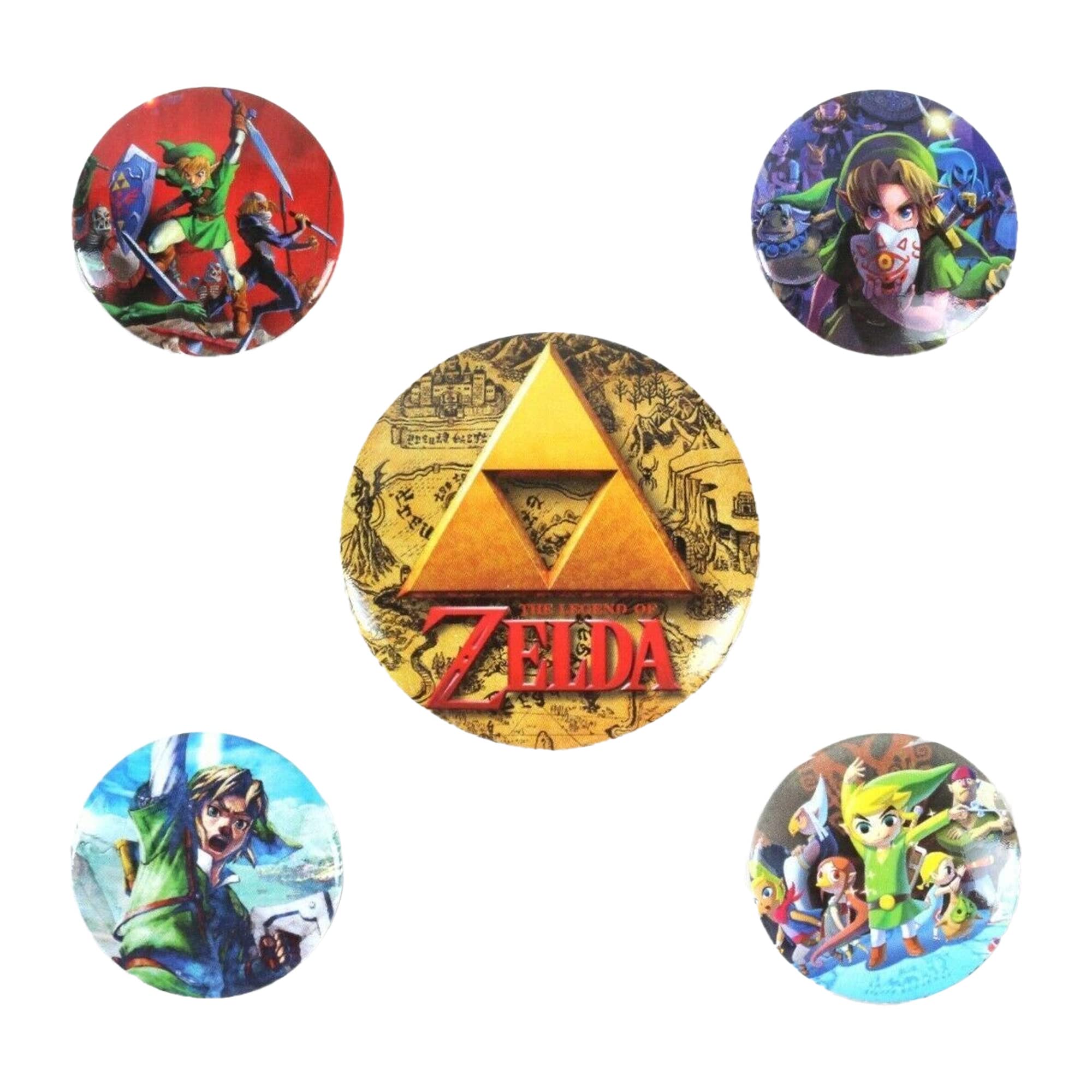 The Legend of Zelda Badge Pack, Multi-Colour, 10 x 12.5cm