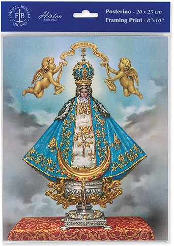 Virgen de San Juan - Impresiones italianas de 8 x 10 pulgadas, paquete de 3 unidades