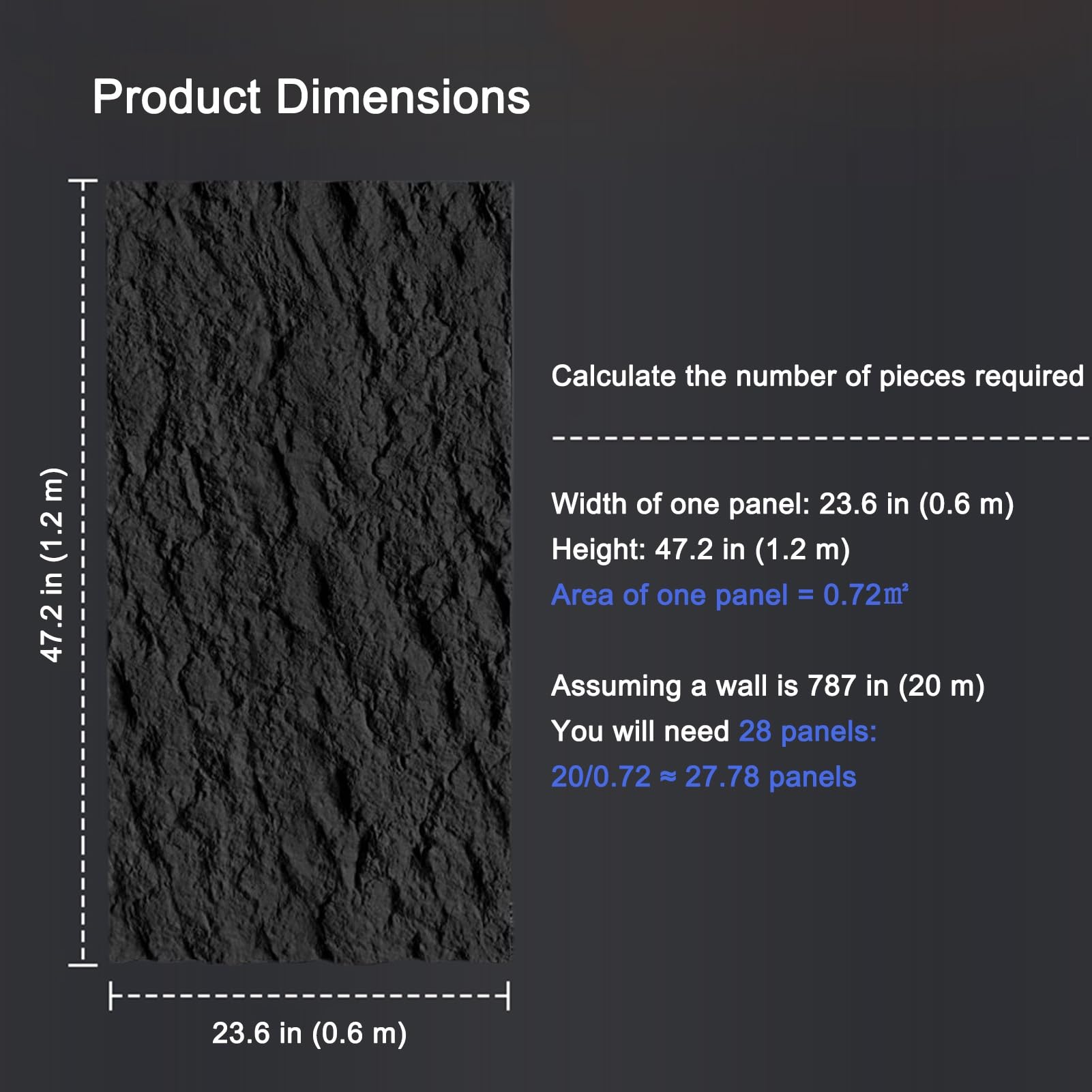 Paneles de pared 3D imitación piedra, revestimiento de ladrillo con textura de cemento PU, impermeable y ligero, revestimiento de pared para decoración de interiores para pared de TV, oficina, sa