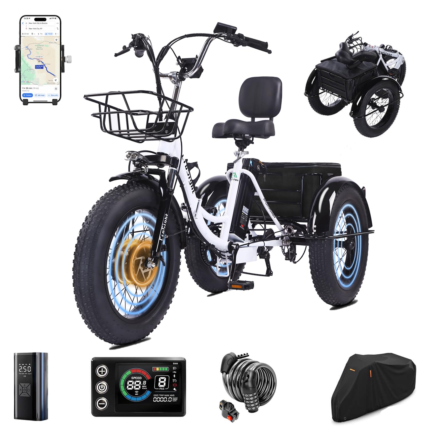 CroSight 2.0 Fat Tire Tricycle
