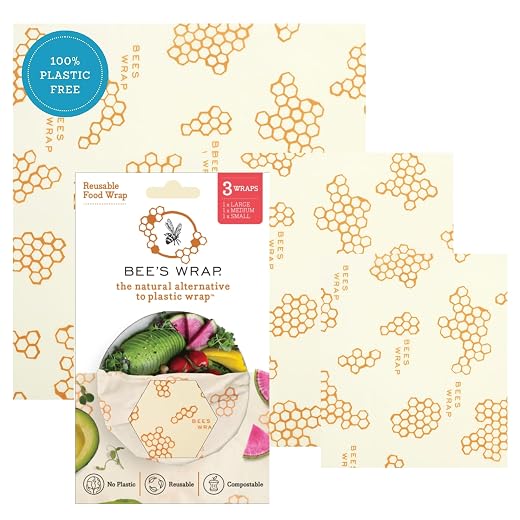 Honeycomb Print Beeswax Wraps