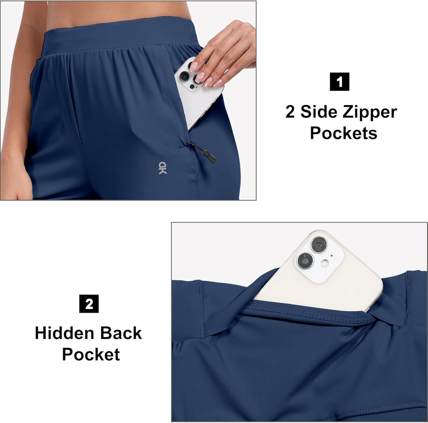 Little Donkey Andy Women's Ultra-Stretch Pants Breathable Quick Dry Lightweight Pants for Active Travel Hiking - Image 4