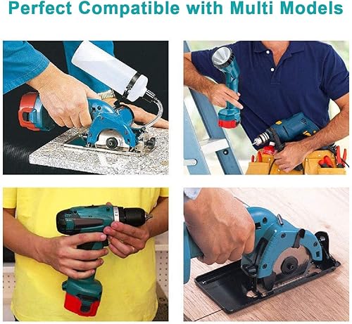 Miniatura 7 de CREABEST Paquete de 2 baterías Ni-MH actualizadas de 3500 mAh para Makita 12V 192598-2 1220 1200 1201 1222 1233 1234 1235 PA12 1235A 1235B 1235F