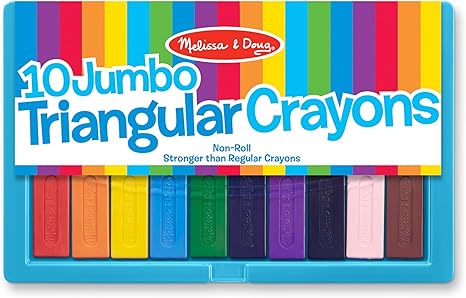 Melissa & Doug Jumbo Triangular Crayons