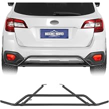 Hooke Road Outback Rally Rear Bumper Guard for 2015-2019 Subaru OutbackExclude 3.6R Models, Heavy Duty Steel Tube, No-Drill Installation