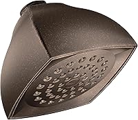 Vista 6 de Moen 6325BN - Cabezal de ducha Moenflo Water Sense, de una función, níquel cepillado