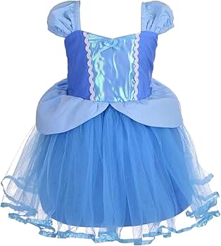 Lito Angels Princess Belle Beauty And The Beast Fancy Dress Up Costume For Girls Kids Halloween Birthday Christmas Party Outfit