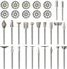 HOMEIDOL 172PCS 1/8-inch Shank Power Rotary Tool Accessories Kit- Includes Carving Bits, Drill Bits, Sanding Drums and Discs, Grinding Stones, Buffing Wheels, Cutting Discs and Polishing Compound