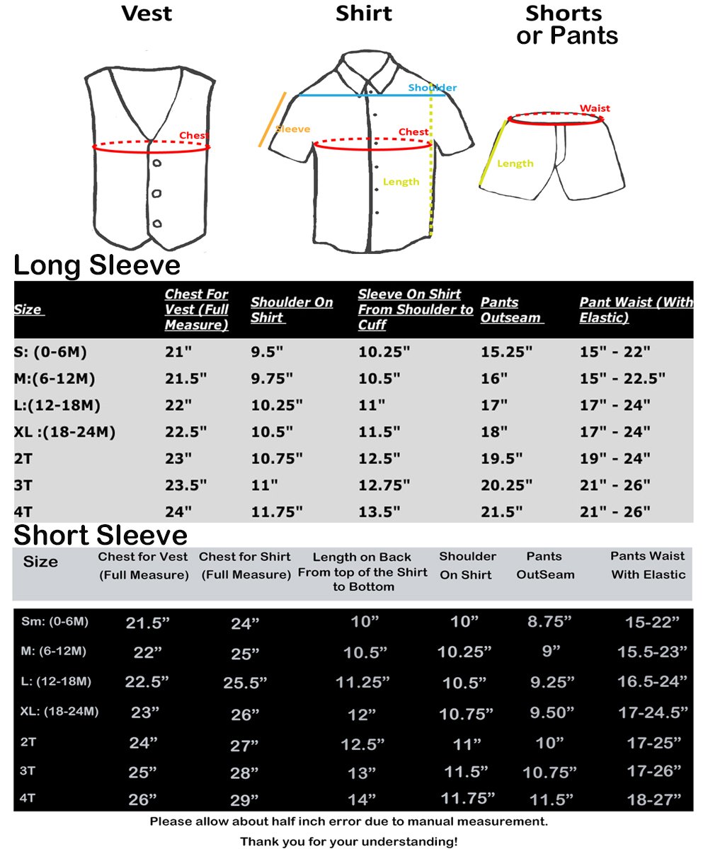 Baby Toddler Boy check Easter Gingham Causal Gift Long Short Vest Set Suit Sm-4T (S: (0-6 months), 5pc Navy Short Sleeve)