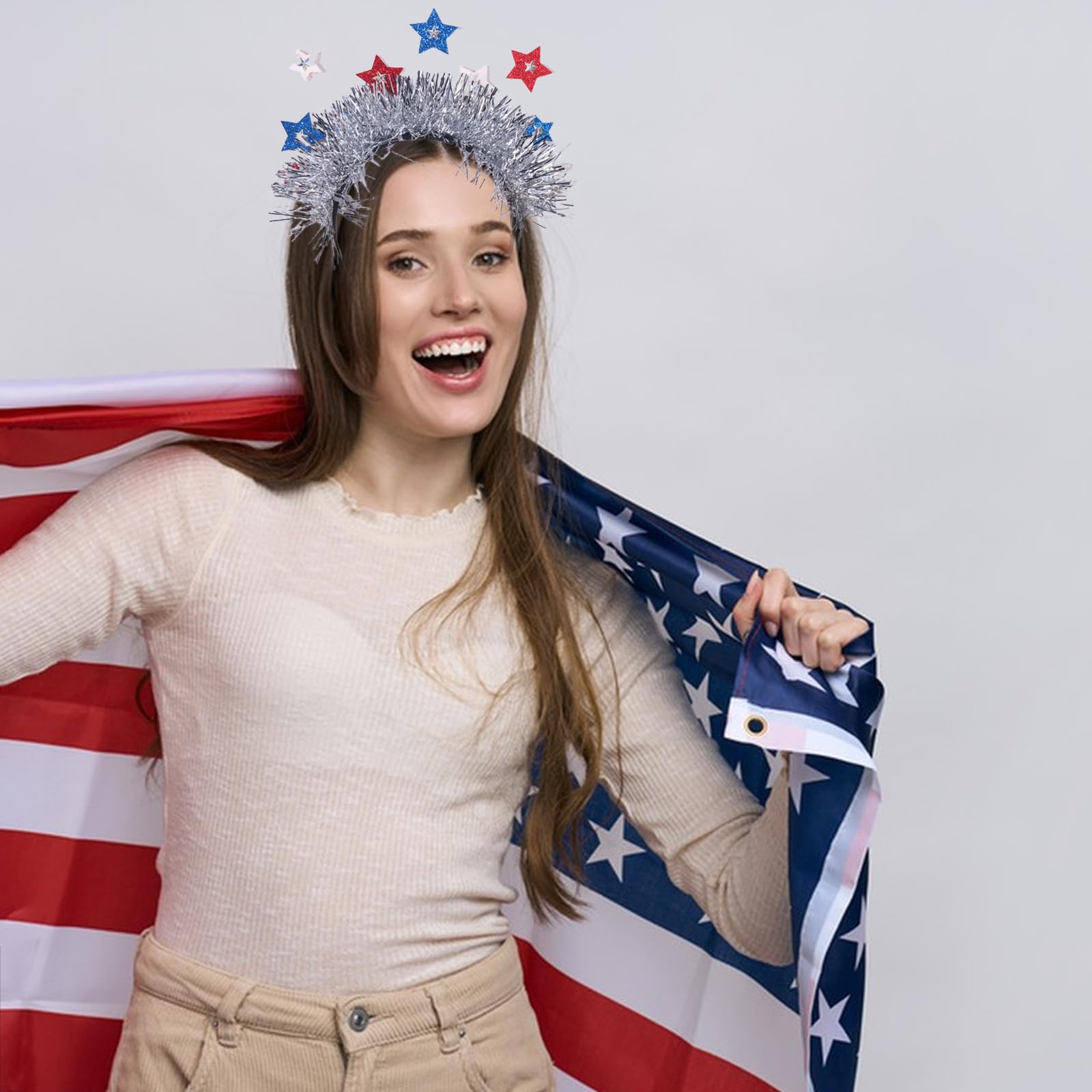 Haarreifen Mit US-Flagge Design – Perfekt Für 4. Juli Party & Independence Day