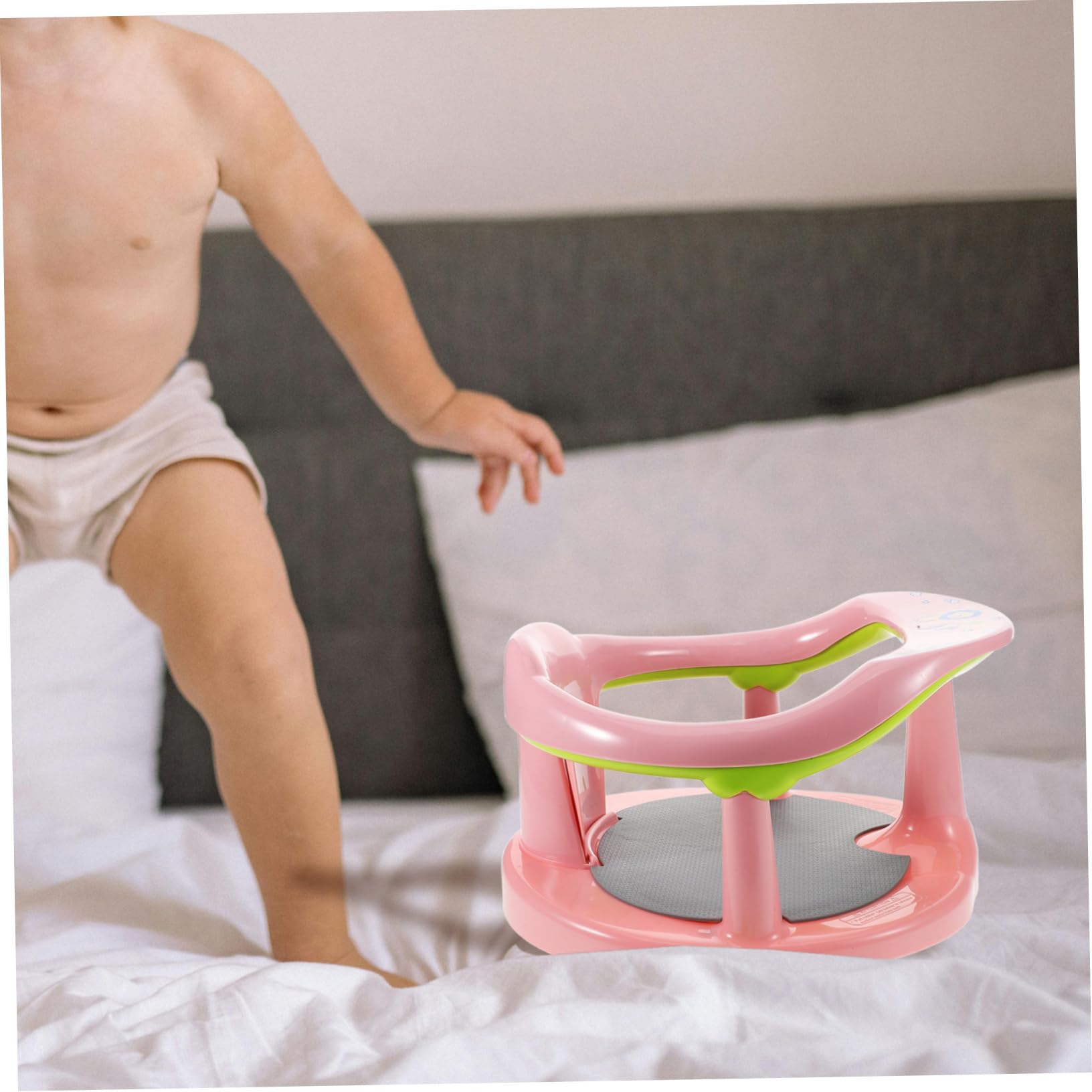 Fabricado Asiento Antideslizante Superficie en Baño para Ñiño Tpr y Diseño Cómodo Pp Adecuado para Recién Nacidos