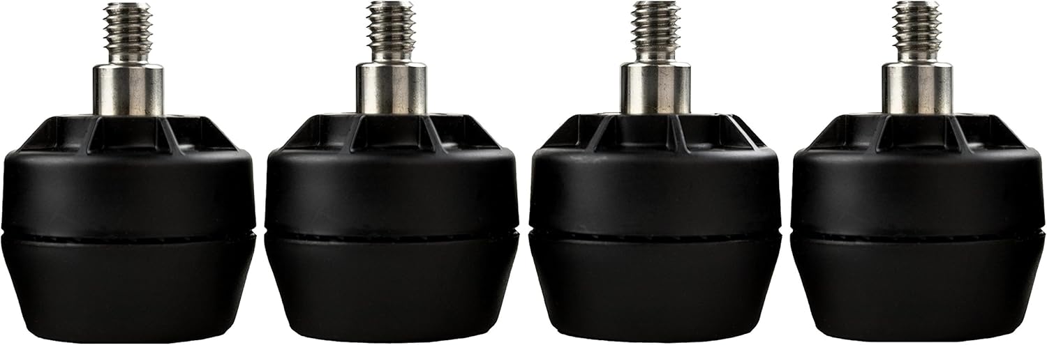 FLAT Equalizers - 3/8" - 16 Thread Size | Stop Wobbly Tables | Restaurant Grade, Easy Install, Improves Customer Experience